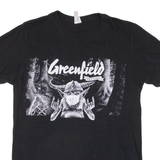 GILDAN Greenfield Festival Mens T-Shirt Black M