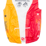 Cycling Mens Jersey Orange Sleeveless Full Zip XS