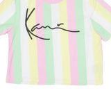 KARL KANI Cropped Womens T-Shirt Pink XS