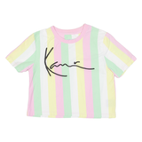 KARL KANI Cropped Womens T-Shirt Pink XS
