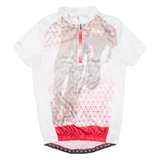 CRIVIT Cycling Mens Jersey Red 1/4 Zip M