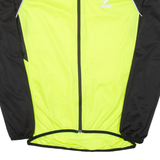 ARSUXED Cycling Mens Jersey Yellow Long Sleeve Full Zip M