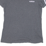ADIDAS Womens T-Shirt Grey XS
