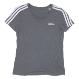 ADIDAS Womens T-Shirt Grey XS
