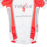 Cycling Mens Jersey Red Full Zip S