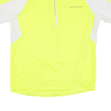 DARE2B Cycling Mens Jersey Yellow 1/2 Zip L
