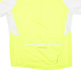 DARE2B Cycling Mens Jersey Yellow 1/2 Zip L