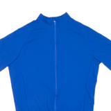 Cycling Mens Jersey Blue 1/2 Zip M