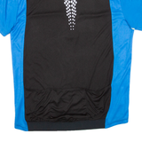 CRANE Cycling Mens Jersey Blue 1/2 Zip XL