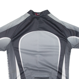 Cycling Mens Jersey Grey 1/2 Zip L