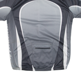 Cycling Mens Jersey Grey 1/2 Zip L