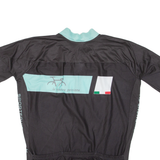 Cycling Mens Jersey Black Full Zip L