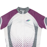 Cycling Womens Jersey Purple Full Zip L