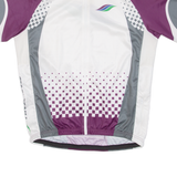 Cycling Womens Jersey Purple Full Zip L