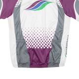 Cycling Womens Jersey Purple Full Zip L