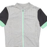 Cycling Womens Jersey Grey Full Zip M
