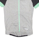 Cycling Womens Jersey Grey Full Zip M