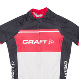 CRAFT Cycling Mens Jersey Red Full Zip L