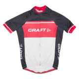 CRAFT Cycling Mens Jersey Red Full Zip L