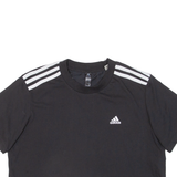 ADIDAS Cropped Womens T-Shirt Black S