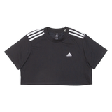 ADIDAS Cropped Womens T-Shirt Black S