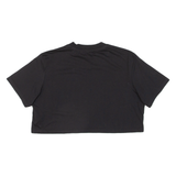 ADIDAS Cropped Womens T-Shirt Black S