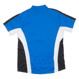 STOKE Cycling Mens Jersey Blue 1/2 Zip L