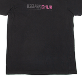 Mens T-Shirt Black L