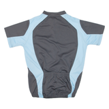 Cycling Mens Jersey Grey 1/2 Zip L