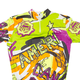 Cycling Mens Jersey Green 1/4 Zip L