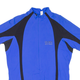 Cycling Mens Jersey Blue 1/2 Zip S