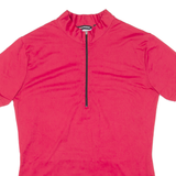 Cycling Mens Jersey Red 1/2 Zip M