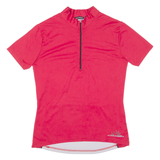 Cycling Mens Jersey Red 1/2 Zip M