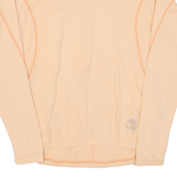 CRONICS Cycling Womens Jersey Orange Long Sleeve 1/2 Zip M