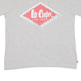 LEE COOPER Womens T-Shirt Grey L