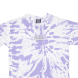 PULL&BEAR Mens Tie Dye T-Shirt Purple L