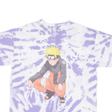 PULL&BEAR Mens Tie Dye T-Shirt Purple L