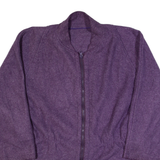 Womens Fleece Jacket Purple L