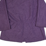 Womens Fleece Jacket Purple L