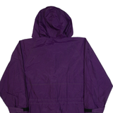 HYDROFIL Womens Rain Jacket Purple 90s Hooded L