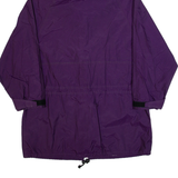 HYDROFIL Womens Rain Jacket Purple 90s Hooded L