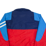 TRADER BAY Mens Jacket Red 90s Colourblock L