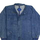 BRITANNIA Womens Denim Jacket Blue 90s L