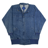 BRITANNIA Womens Denim Jacket Blue 90s L