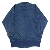 BRITANNIA Womens Denim Jacket Blue 90s L