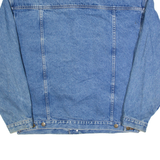 EDDIE BAUER Mens Denim Jacket Blue 90s M
