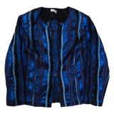 SOMMERMAN Lightweight Womens Blazer Jacket Blue 90s Striped L