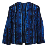 SOMMERMAN Lightweight Womens Blazer Jacket Blue 90s Striped L