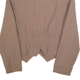 Womens Blazer Jacket Brown 90s S