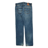 501 Levis Jeans - 33W 34L Blue Cotton